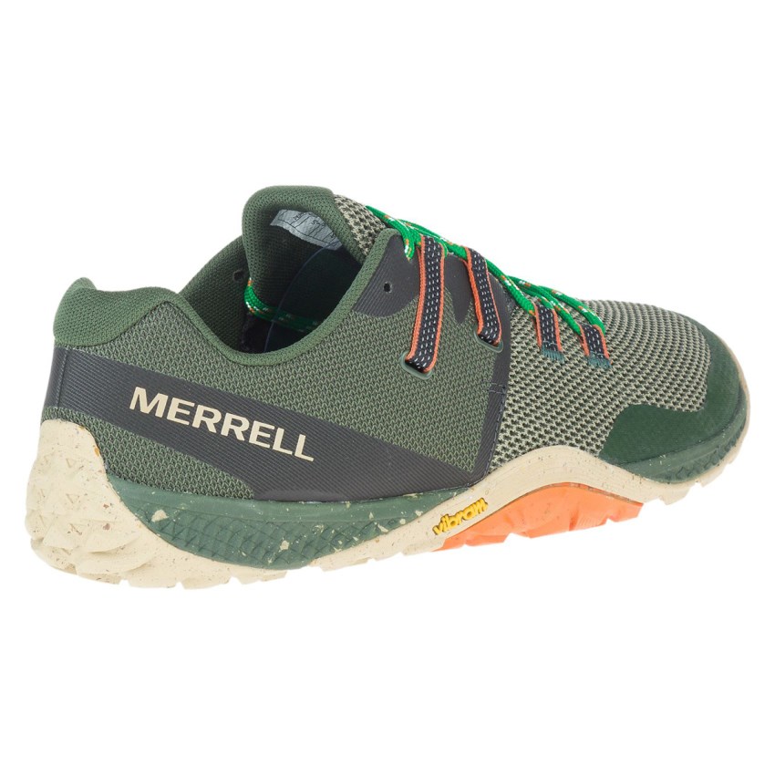 Chaussure Trail Merrell Glove 6 Eco Vert Olive Homme | A.V.EHIY